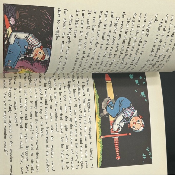 Vintage Other Vintage Raggedy Anne And Betsy String 943 Book